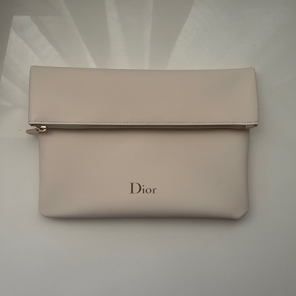 Dior makeup bag